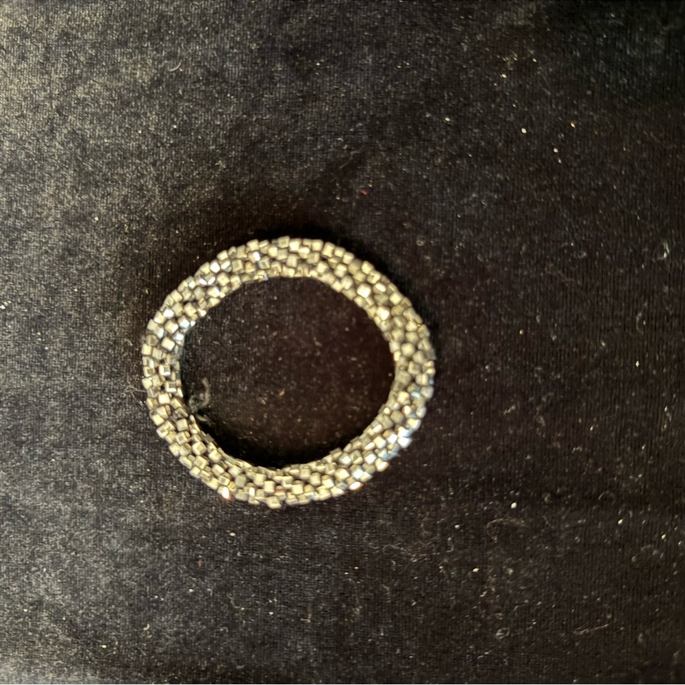 Elegant Silver Beaded Bracelet